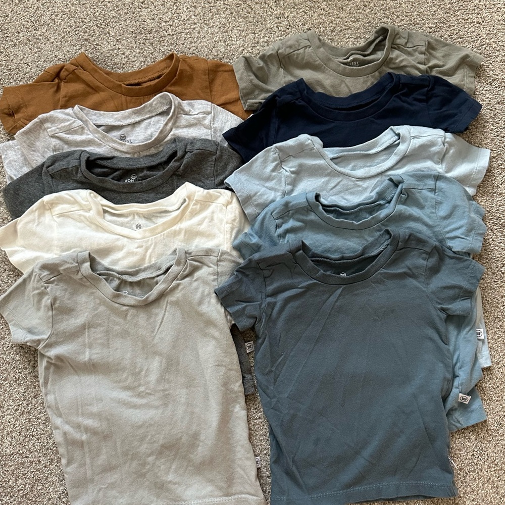 Organic Cotton Honest Kids Multi-Color T-Shirt Pack